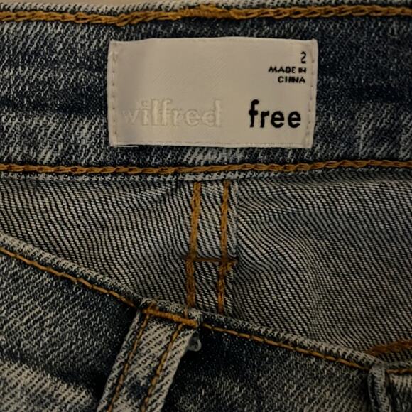 Aritzia Wilfred Free Tanit Denim Skirt Size 2 - Picture 7 of 7